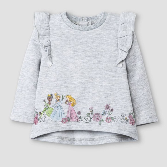 Baby Girls Disney Princess Fleece Pullover 12 months - Picture 1 of 6